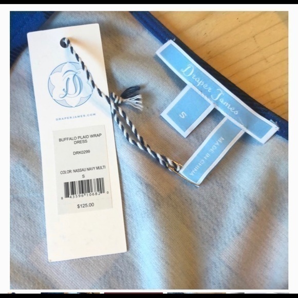 Draper James Buffalo Plaid Wrap Dress - Picture 3 of 12